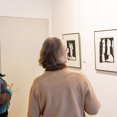 Bild vergrößern: Momentaufnahmen der Ausstellungseröffnung.