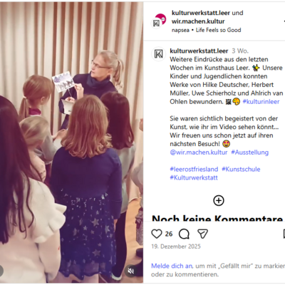Kulturwerkstatt bei Instagram