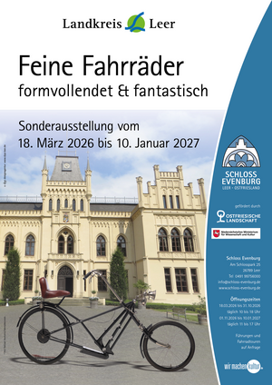 Bild vergr&ouml;&szlig;ern: Plakat Sonderausstellung Feine Fahrr&auml;der