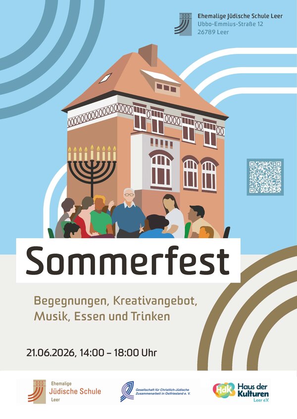 Bild vergr&ouml;&szlig;ern: Plakat zum Sommerfest der EJS am 21.6.2026 von 14 bis 18 Uhr